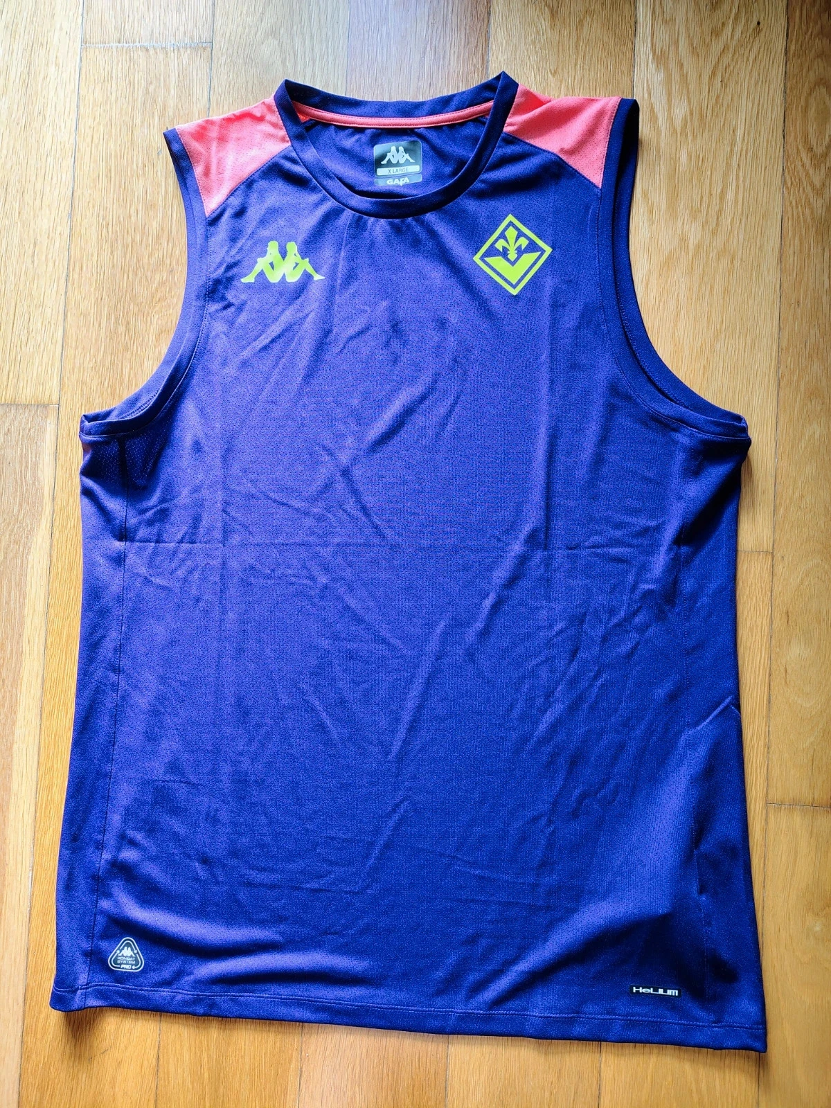 Men football jersey Kappa original Fiorentina training shirt Kombat Pro